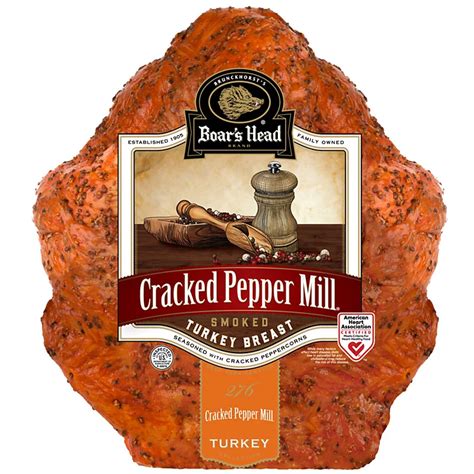 Boar S Head Cracked Pepper Mill Smoked Turkey Breast Shop Meat At H E B