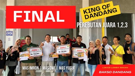 Partai Final Yang Sangat Menegangkan Meperebutkan Juara 1 2 3 YouTube