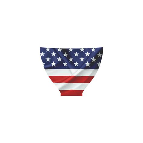 America Flag Banner Patriot Stars Stripes Freedom Custom Bikini Swimsuit Id D