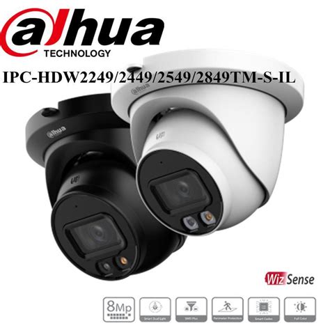 Dahua OEM 2 4 5 8MP Smart Dual Light Fixed Focal Eyeball Wizsense