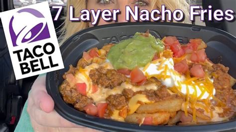 Taco Bell New Layer Nacho Fries Review Youtube