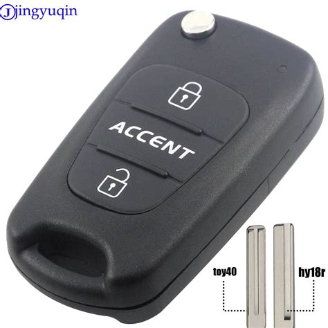 Jingyuqin P Key Shell Silicone Flip For Hyundai Tucson Ix Ix Kia