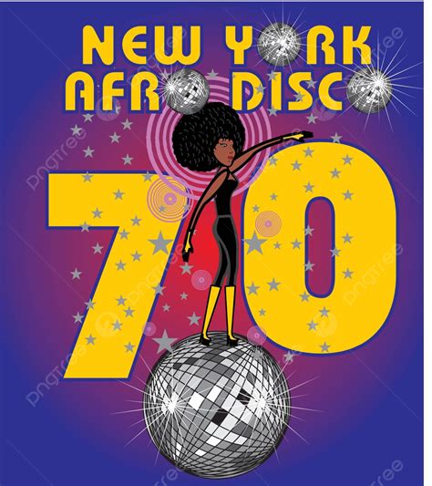 Afro Disco Girls Vector Art Background Artistic Icon Vector Background