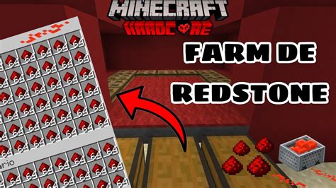 Como Fazer Farm De Redstone F Cil E Eficiente Na Vers O Parte