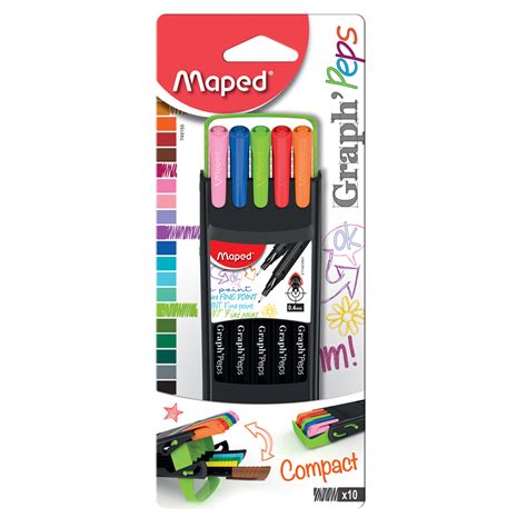 Maped Graph Peps Fineliner Compact Pack Babystore Ae