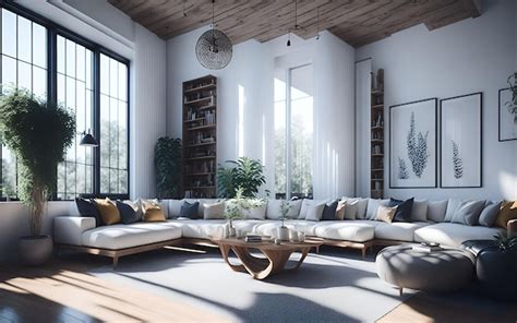 Premium Ai Image Photo Of A Bright And Spacious Living Room With