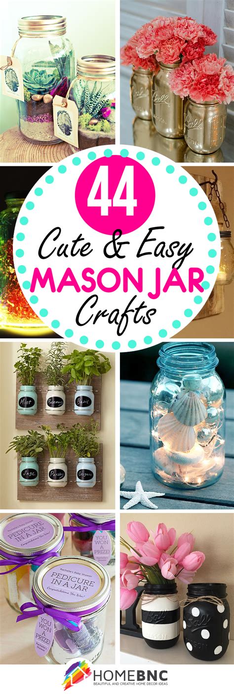 44 Best DIY Mason Jar Crafts Ideas And Designs For 2020