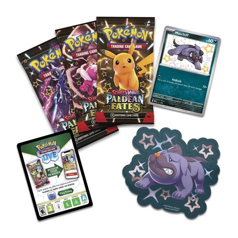 Pokémon TCG Scarlet Violet Paldean Fates Tech Sticker Collection