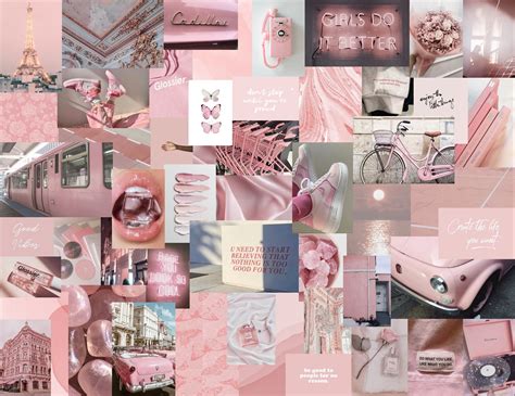 Blush Pink Photo Collage Kit Pc Etsy