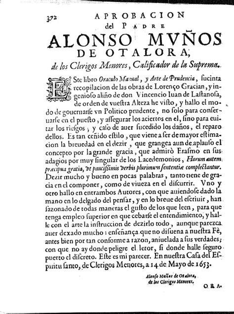 Or Culo Manual Y Arte De Prudencia Biblioteca Virtual Miguel De Cervantes