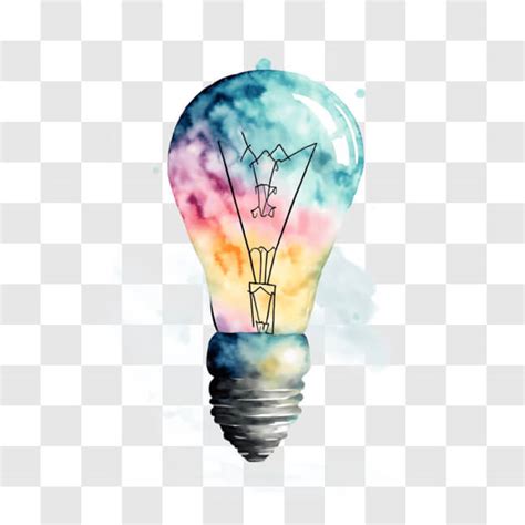 Download Abstract Light Bulb Artwork Png Online Creative Fabrica