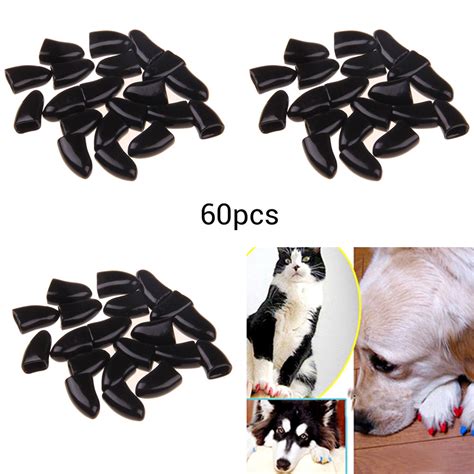 60pc Soft Cat Nail Caps for Kitten Cat Animal Claws Control Paws ...