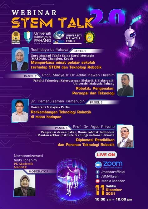 Ftkee Ump Webinar Stem Talk Robotik Pengenalan Persepsi Dan