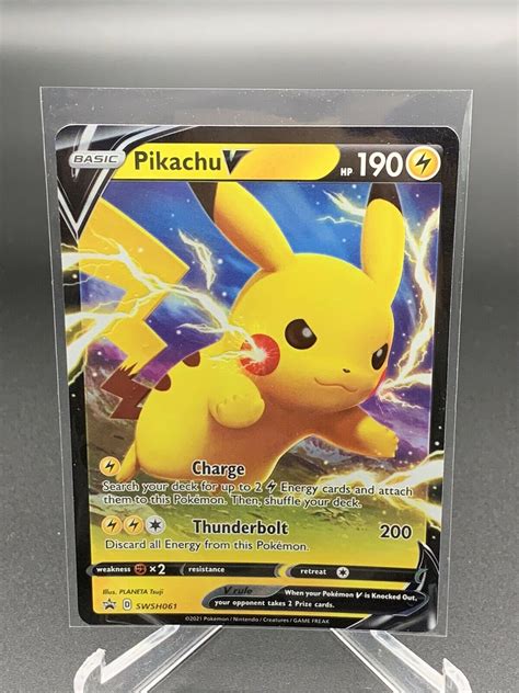 Mavin Pikachu V Full Art Shining Fates Black Star Promo Swsh