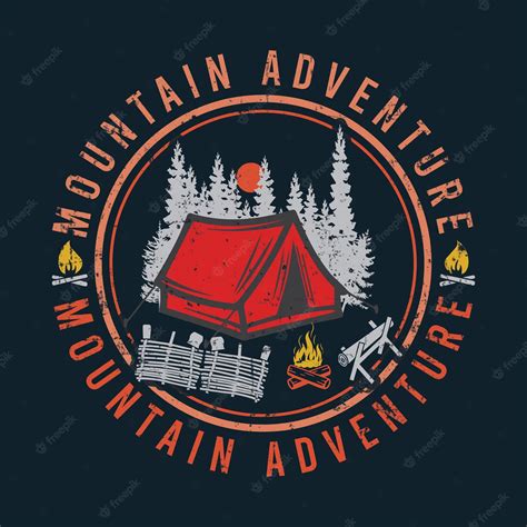 Premium Vector Summer Camp T Shirt Design