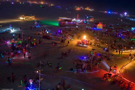 Burning Man Showcase Overhead View Of Esplanade And Flickr