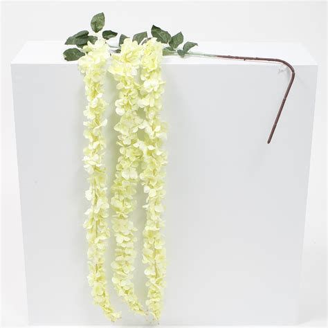 Shop Artificial Yellow Wisteria Hanging Garlands Luna Wedding And Event