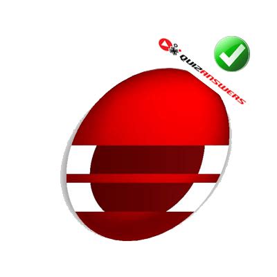 Red White Oval Logo - LogoDix