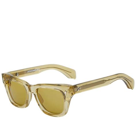 Jacques Marie Mage Men S Dealan Sunglasses In Olive Jacques Marie Mage