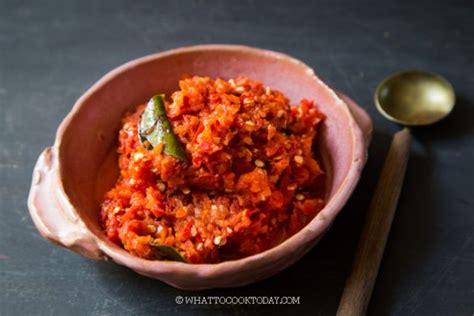 Easy Sambal Balado Indonesian Sambal Chili Sauce