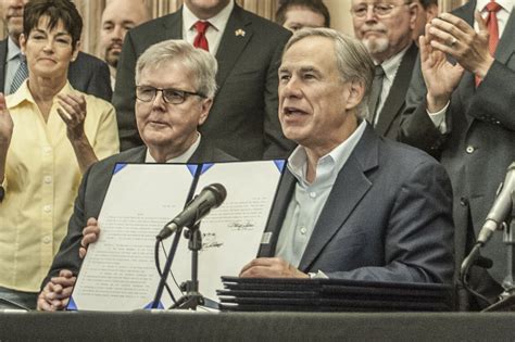 Texas Governor Greg Abbott Signs Constitutional Carry And Six Other