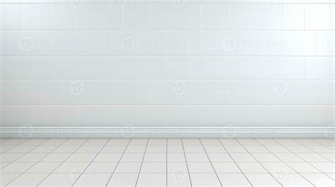 White tile wall chequered background bathroom floor texture. AI Generated 32048915 Stock Photo ...