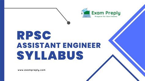 RPSC Assistant Engineer Syllabus Exam Pattern Exam Preply