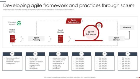 Agile Framework And Practices Through Scrum Agile Project Management