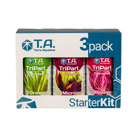 TERRA AQUATICA TRIPAK STARTER KIT TRIPART SERIE SOFT WATER 0 5L