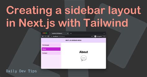 Make A Next Js Sidebar Navigation With Tailwind 2024