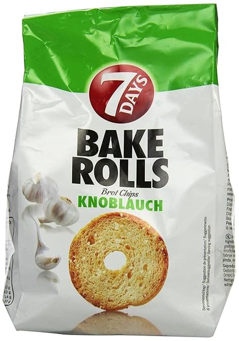 7days Bake Rolls Knoblauch 8er Pack 8x 250 G Beutel Amazonde Lebensmittel And Getränke