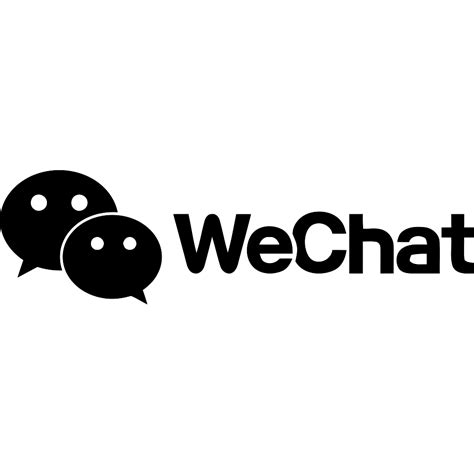 high quality wechat logo svg  creative design