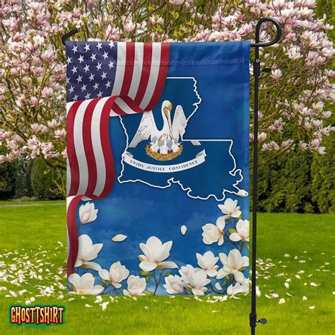 Louisiana Magnolia Flower Flag