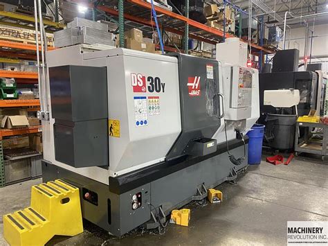 Used 2019 HAAS DS30Y CNC Lathe Turning Center With Live Tooling Dual