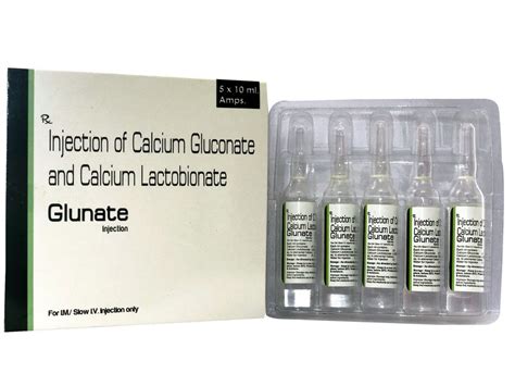 Calcium Gluconate Injection Packaging Type Box Packaging Size