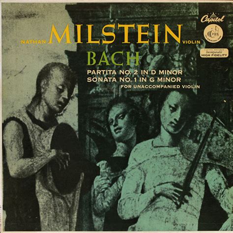 Milstein Bach Solo Partita Solo Sonata Tracks Details And