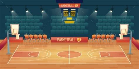 Basketball Court Background Animation Animation Pond5 Bodewasude