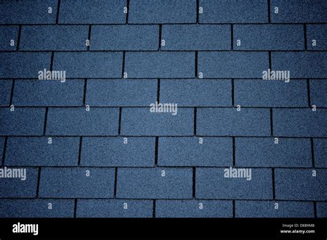 Blue Asphalt Roof Shingles Texture Stock Photo Alamy