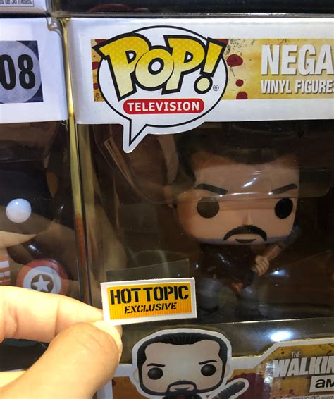 Funko Pop Figure Hot Topic Exclusive Replacement Sticker Etsy