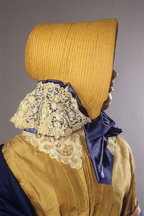 Straw Bonnet American 1840s Ksum 198311633 Fashion By Decade