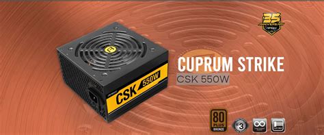 Antec CUPRUM STRIKE CSK 550W 80 Plus Bronze Power Supply Price In