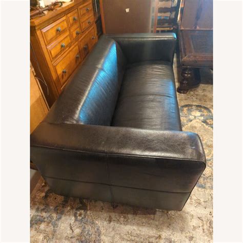 Ikea Black Leather Sofa Aptdeco