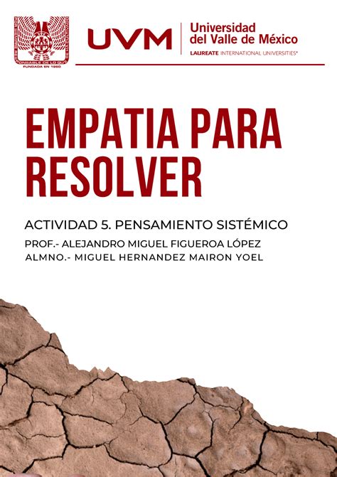 Empatia Para Resolver Actividad Pensamiento Sist Mico Mymh