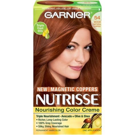 Garnier Nutrisse Medium Natural Copper Hair Dye Kit 1 Kit Kroger