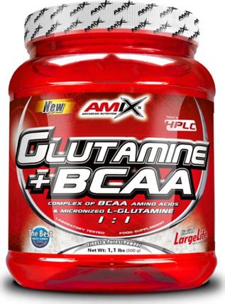 Amix Nutrition Glutamine BCAA Powder 530gr Unflavoured Skroutz Gr