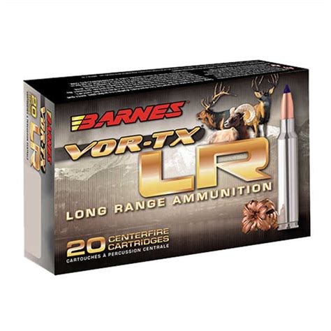 Barnes 7mm Remington Ultra Magnum 145 Grain Lrx Boat Tail Ammunition 20 Rounds Per Box Md