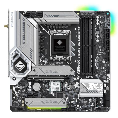 ASRock B760M STEEL LEGEND WIFI - Carte mère - Garantie 3 ans LDLC
