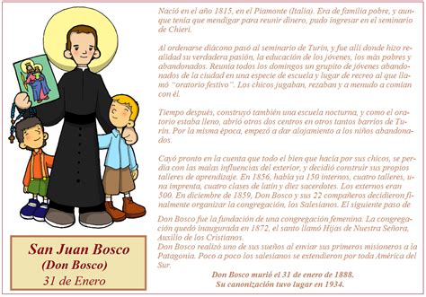 Religión San Pablo San Juan Bosco el amigo de los niños