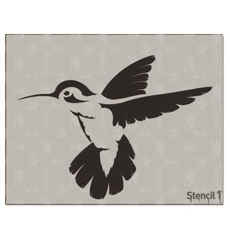 Hummingbird Stencil 85″x11″ Stencil 1