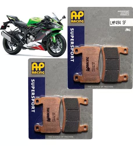 Pastilhas De Freio Diant Sinterizadas Ap Racing Kaw Zx6r 636 Frete grátis